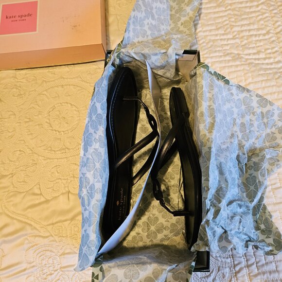 Kate Spade Black Pamela Sandals - Picture 4 of 5